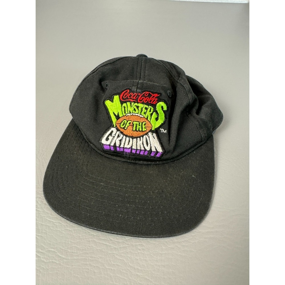 Vintage Starter Coca Cola‎ Monsters Of The Gridiron NFL Snapback Hat Cap OS